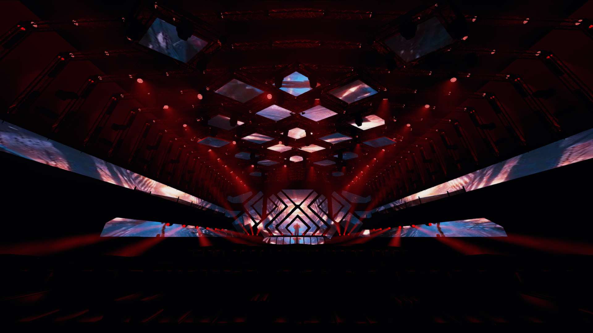 舞美设计-舞台灯光设备租赁_舞美音响背景租赁_舞台搭建led灯租赁