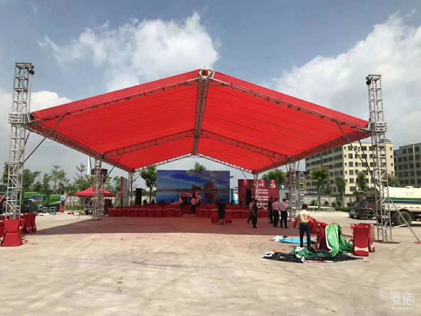 铝架帐篷搭建太空架帐篷租赁